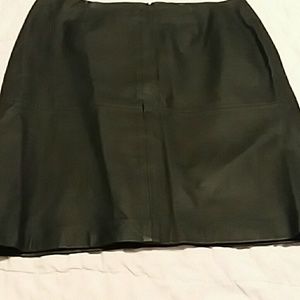 Leather skirt